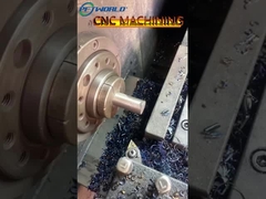 CNC döşeme bakır parça işleme video